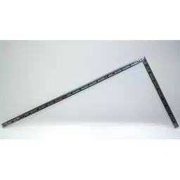 Shinwa Rules Curved Same Thickness Masterpiece Combination Scale Silver, 68535607-24