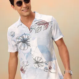 Mast & Harbour Men Floral Printed Casual Shirt-picture-13