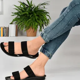 Shozie Women Black Synthetic Comfort Flats-picture-13