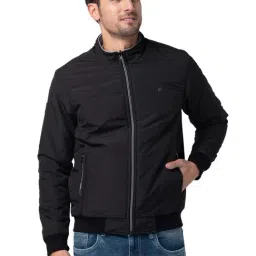Being Human Black Regular Fit Jacket-image-52