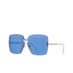 StyleCast x Revolte Men Blue Lens & Silver-Toned Oversized Sunglasses with-79