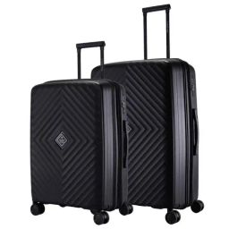 Nasher Miles Antwerp Hard-Sided Polypropylene Luggage Set of 2 Black Trolley Bags (65 & 75 cm)-image-48