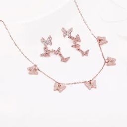 GIVA 92.5 Sterling Silver  Wavering Wings Butterfly Set for Women-image-10