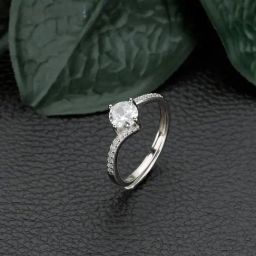 GIVA 92.5 Sterling Silver Ring for Women-image-66