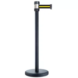 RS PRO Black Steel Retractable Barrier, 2m, Yellow/Black Tape Model No 1745972-image-26
