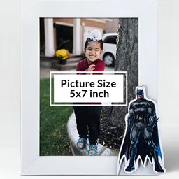 Art Street White & Black 1 Pieces MDF Table Photo Frames-4