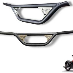 generic RevUp Bike Universal RD 585 Handle Bar Customized Stylish Handlebar Black for TVS Apache 310 RR image 1
