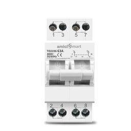 amiciSmart Dual Power Manual Control Transfer Switch, 63A (Single Phase) image 1