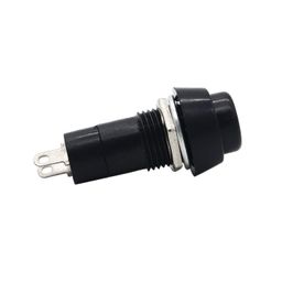 Electronic Spices Momentary Push To On Button Black Color Horns Switches Pack Of 5pcs image 3