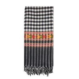 confidence Women’s Check Pattern Shawl/Stole For Winters With Kullu Palla Design, Warm And Thick image 5