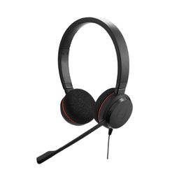 Jabra Gn Netcom Evolve 20 Uc Duo Ms Optimized, USB Wired On Ear Headphones with Mic, Multicolor image 1