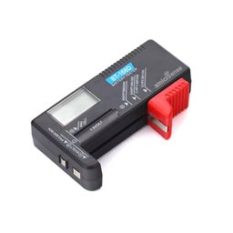amiciSense Digital Battery Tester Bt-168D Voltage Indicator For 1.2V-4.8V Aa Aaa C D 9V 3V 18650 16340 14500 Lithium Battery, Battery_powered, Black image 1