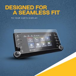 caiden guards Screen Protector For KIA SELTOS Facelift 2023 8 Inch Infotainment & Instrument Cluster with AC Panel Guard Combo | Clear | Pack of 1 image 4
