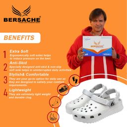 zenwear Extra Soft Classic Casual with Regular wear with Soft & Technology Clog for Men's/Boy's image 2