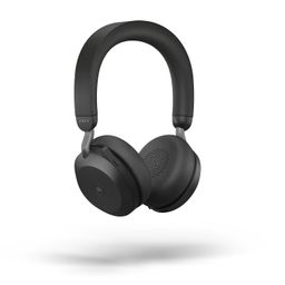 Jabra Evolve2 75 Wireless Headset – Hybrid Work Certified, Active Noise Cancelling, Bluetooth, Dual Connectivity, All-Day Comfort, 8-Microphone Call Technology, UC & MS Teams Compatible image 2