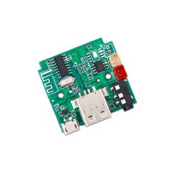 Electronic Spices 5V Bluetooth Amplifier FM USB AUX Card Wireless HI-FI Module with mic Audio Player Decoder Module Kit 5w image 1