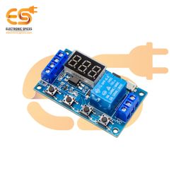 Electronic Spices Timer Controller Module Kit - DC 6V to 30V 1 Channel Delay Power Relay Module with Adjustable Timing Cycle + 220-240V 6 rpm Swing Motor for Incubator Synchronous Egg Turner Motor image 3