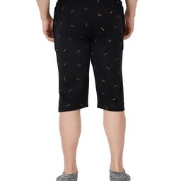 GUIDE Men's Regular Fit Printed Three Fourth Capri image 2
