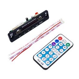 Electronic Spices 5V Bluetooth MP3 USB charging port FM radio player and decoder module with Remote pack of 1pcs image 1