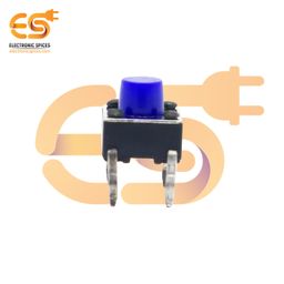 Electronic Spices 6 x 6 x 5mm Blue Color Tactile Push Button Switch Pack of 10 image 2