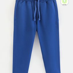 Honeyhap Premium Cotton Super Stretch Bio Finished Terry Full Length Solid Lounge Pant - True Navy-image-50