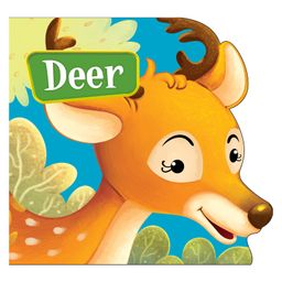 Cutout Board Book Deer Animals and Birds Cutout Books -  English-36