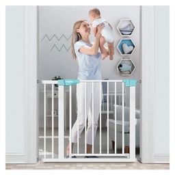Baybee Auto Close Baby Safety Gate with Lock System - Green-26