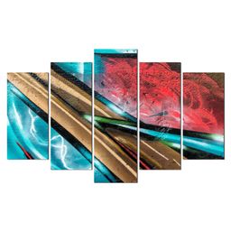 WENS Graffiti 5 Pieces Laminated Wall Art Panels  -  Multicolor-image-17