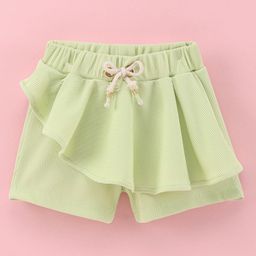 Little Kangaroos Short With Frills Solid- Green-image-66