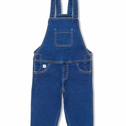 Juscubs Sleeveless Solid Denim Dungaree - Blue-picture-30