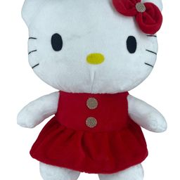 Tickles Cute Kitty Soft Stuffed Plush Animal Toy for Kids Birthday Gift (Color: Red; Size: 22 cm)-image-33