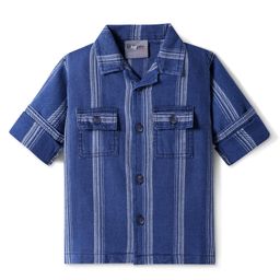 Dapper Dudes Full Sleeves Striped Shirt - Blue-picture-23