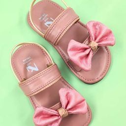 The Madras Trunk Bow Applique Detailed Sandals - Pink-picture-48