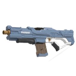 YAMAMA Rechargeable Electric Water Gun Toy with High-Pressure Continuous Shooting 450 ml capacity Automatic water filling| Holi water Gun- Color May Vary image 2