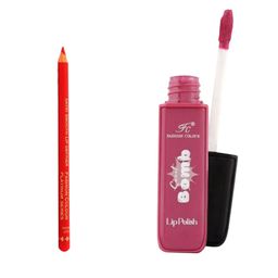 Fashion Colour Set Of 2 Lip Definer - Oak Brown & Sweet Bomb Lip Polish - Toffee - 4 ml-image-23