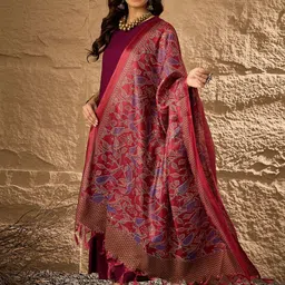 InWeave Women Regular Kurta with Palazzos & With Dupatta image 5