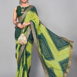 KALINI Bandhani Printed Saree-picture-6