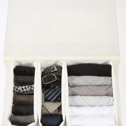 muji Height Adjustable Non-Woven Fabric Small Separation Case image 4