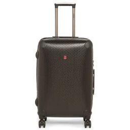 Swiss Brand Etoy Black Medium Hard Trolley Bag - 24 cm-image-75