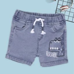 Pantaloons Baby Infant Boys Blue Aster Printed Shorts-image-64