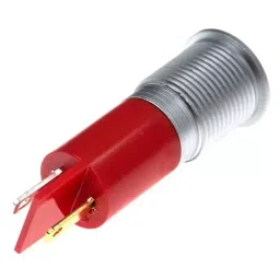 RS PRO Red Panel Mount Indicator, Mounting Hole Size 14 mm, Termination Type Solder Tab, IP Rating IP67, Model No 206334 image 3
