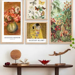 WALLLANE Set of 4 Floral Wall Art Poster With Frame-image-12