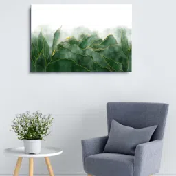 999store White & Green Snow On A Tree Morden Art framed Canvas Painting-21