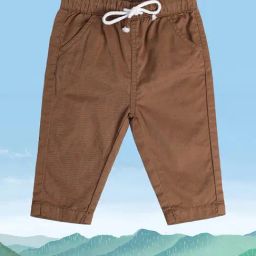 MINIKLUB Kids Brown Solid Pants-image-35