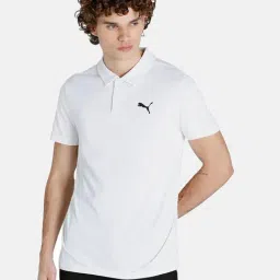 Puma All In White Regular Fit Sports Polo T-Shirt-image-20
