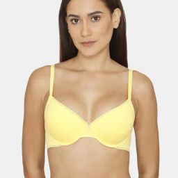 Rosaline by Zivame Yellow Padded Bra-image-82