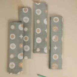Freedom Tree Celestial Sky Cotton Lunar Gold Dinner Napkin - Set Of 4-41