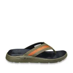 Duke Men's Olive Flip Flops-image-30