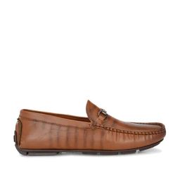 El Paso Men's Tan Casual Loafers-image-18