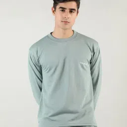 Chkokko Pastel Green Crew T-Shirt-image-7